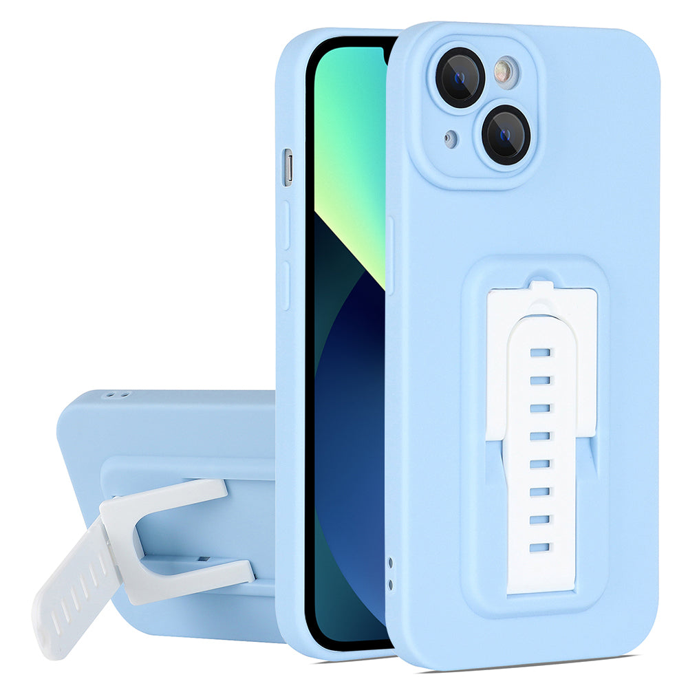 Protective Cover for iPhone 13 6.1 inch Adjustable Kickstand Phone Case with Camera Lens Film Protective Cover for iPhone 13 6.1 inch Adjustable Kickstand Phone Case with Camera Lens Film